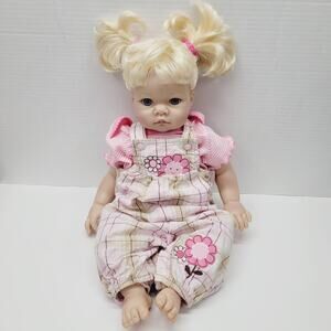 1998 Lee Middleton Original Dolls By Reva Blond Hair With Blue Eyes
